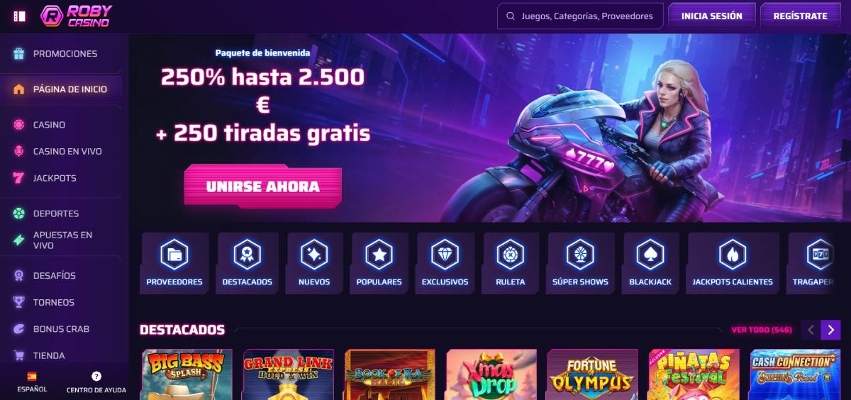 Roby Casino - Opiniones y reseñas de casas de apuestas en España